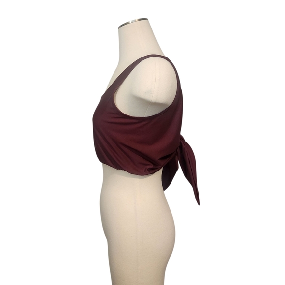 EUC HACKWITH DESIGN HOUSE REVERSIBLE SWIM TOP SZ L - Picture 11 of 13